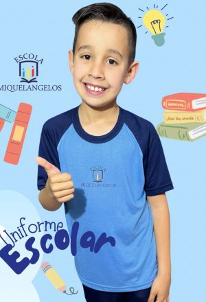 Compre os uniformes da Escola Michelângelos na loja virtual da Faz Uniformes na Fazenda Rio Grande PR